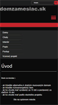 Mobile Screenshot of domzamesiac.sk